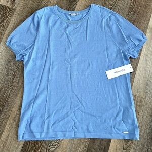 Calvin Klein Women’s Suits Top Corsica Size XL Short Sleeve NWT